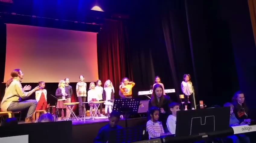 Répétitions pour le concert annuel de l’École de musique Sophie Legris