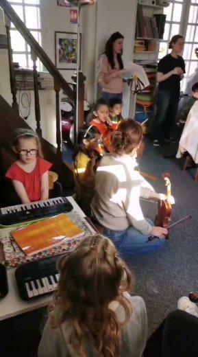 Répétitions pour le concert annuel de l’École de musique Sophie Legris - video